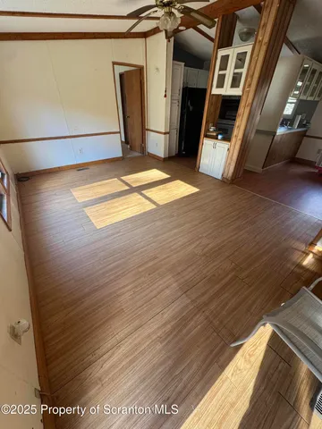 a backyard of a house