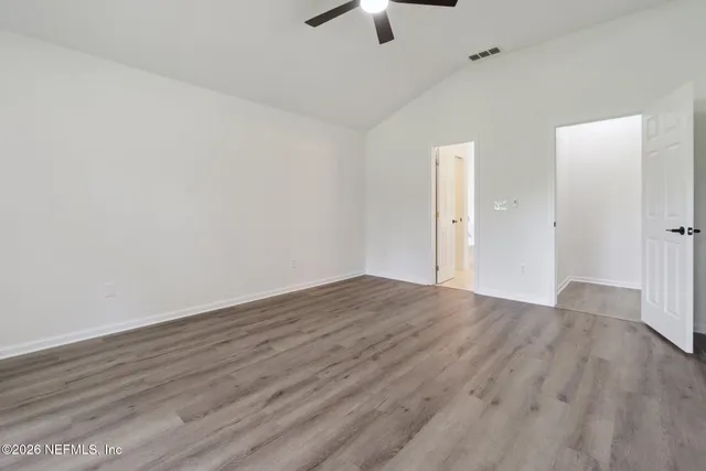 wooden floor in an empty room