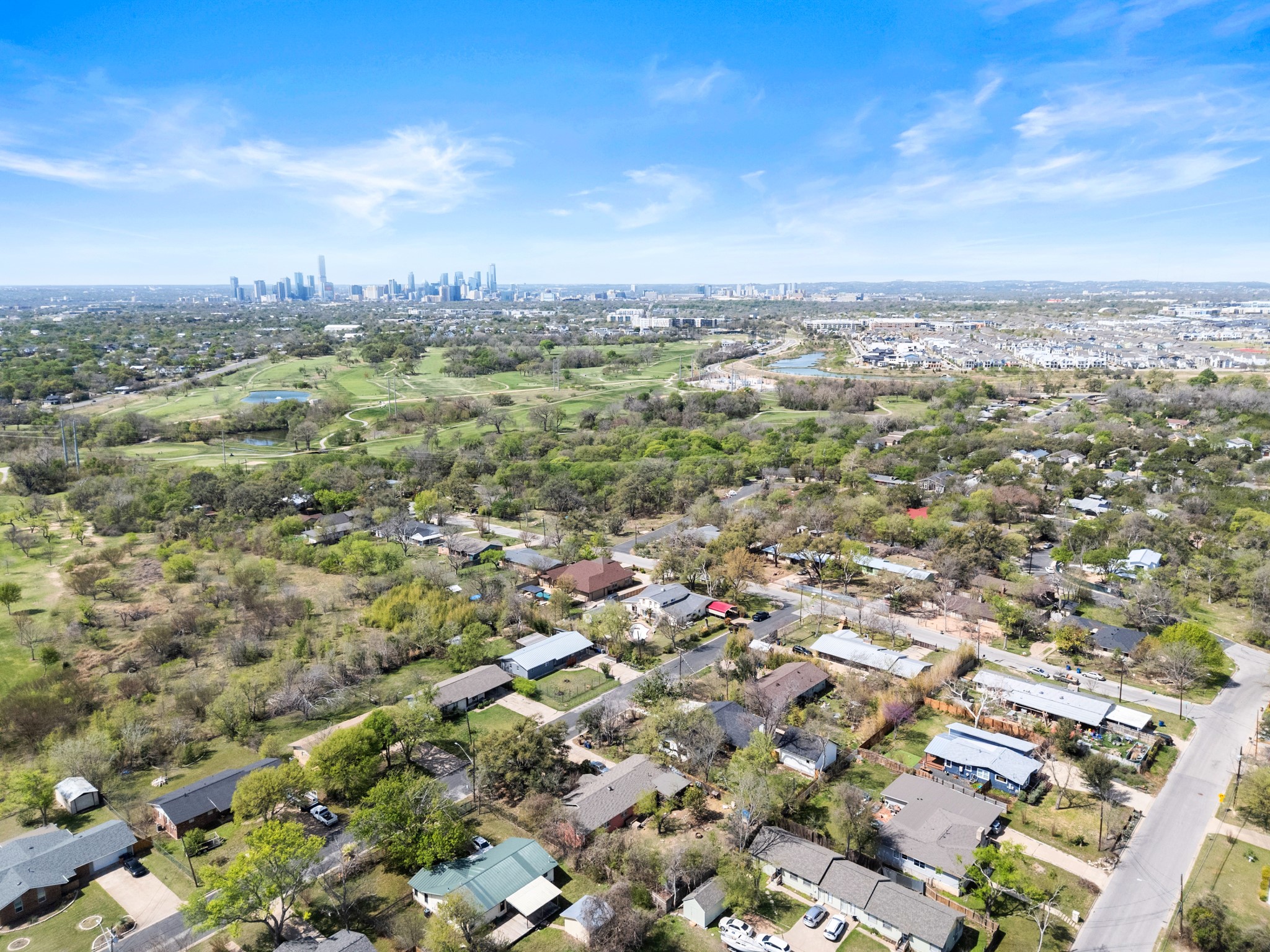 3308 Touchstone Street Austin, TX 78723 - Photo 35 of 38 an aerial view of residential houses with outdoor space