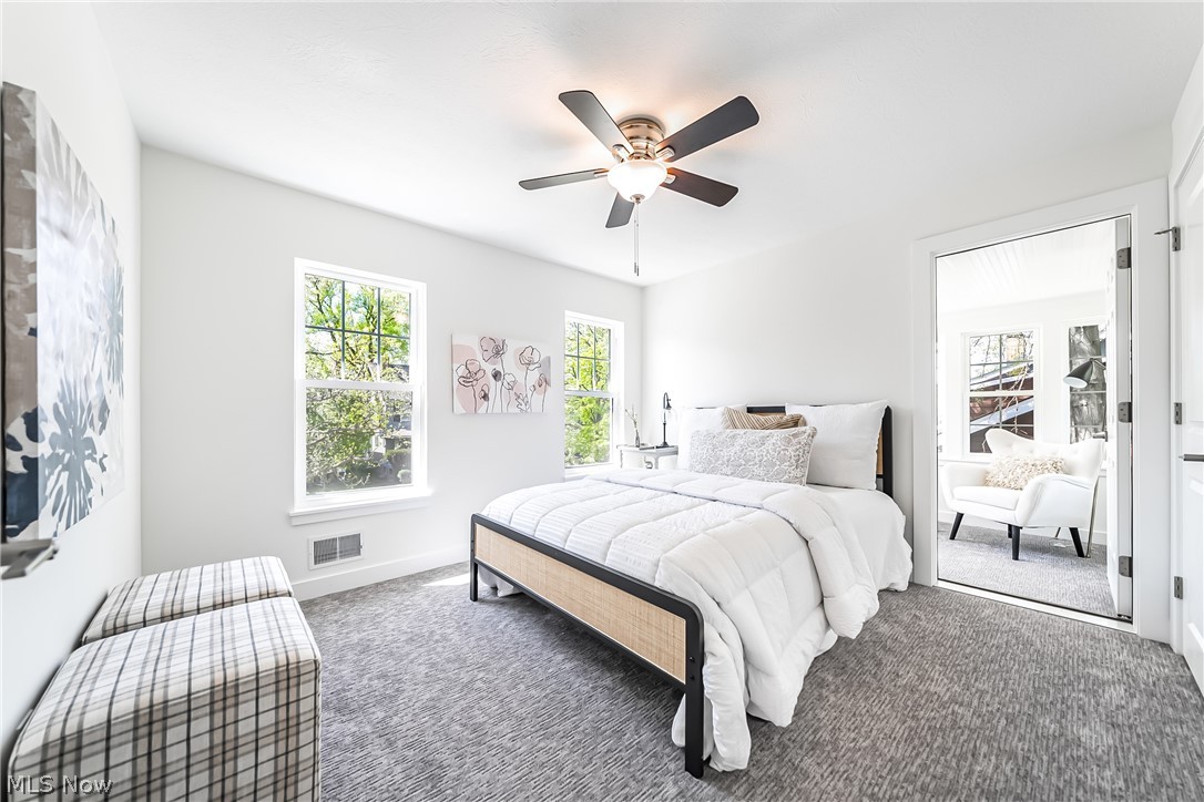 3959 Ardmore Road Cleveland Heights, OH 44121 - Photo 16 of 38 Carpeted bedroom featuring ceiling fan