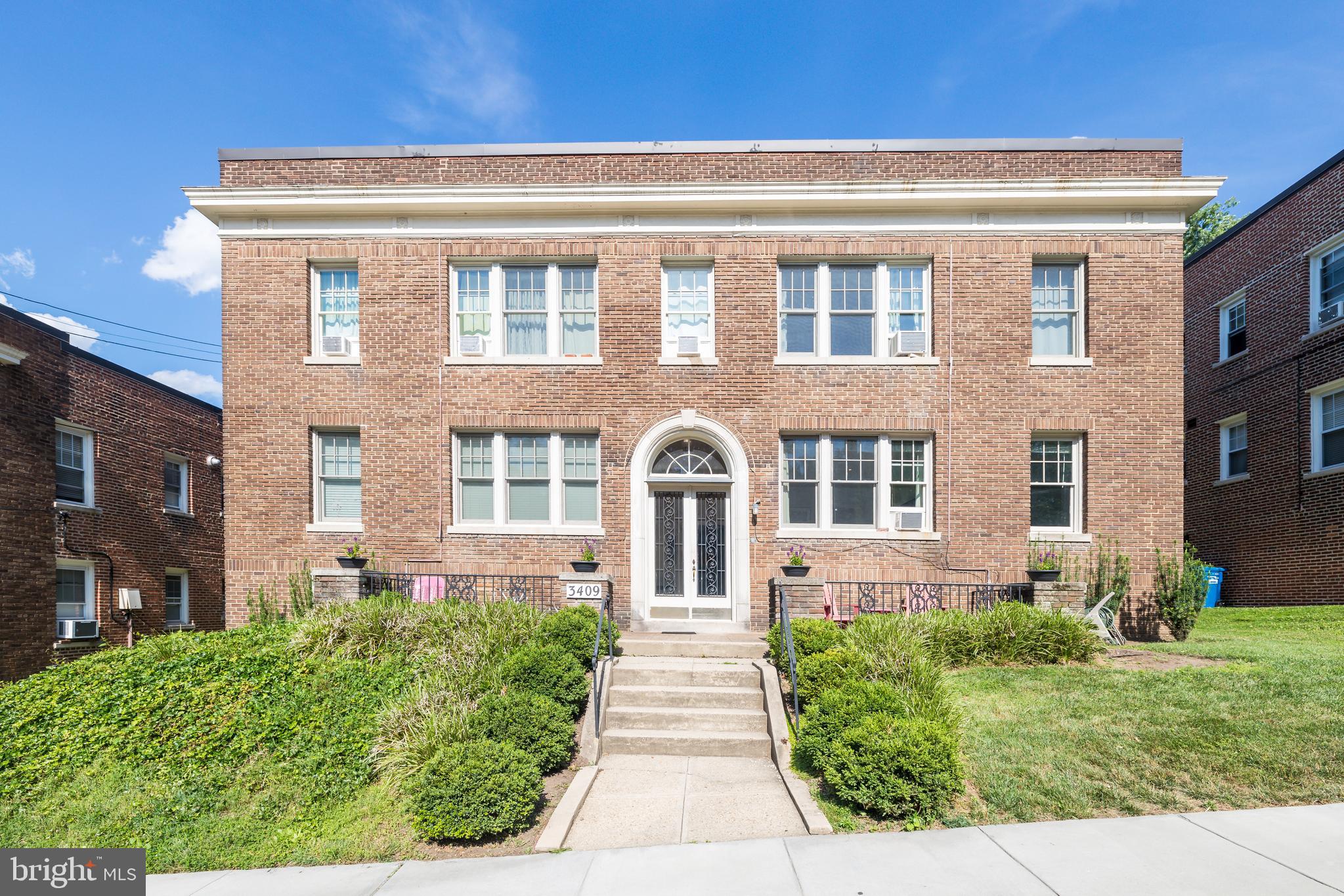 Beautifully repointed pre-war facade