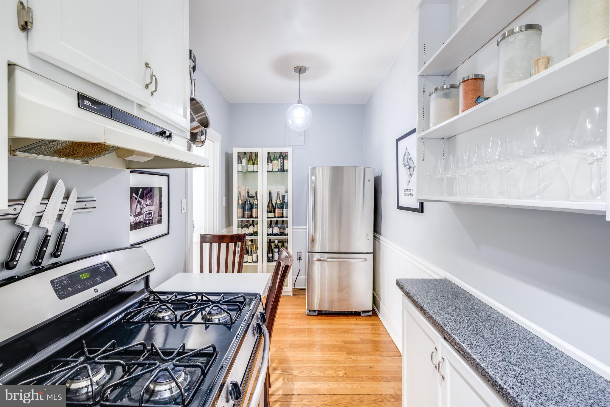 3409 29th Street Northwest, Unit 1 Washington, DC 20008 - Photo 17 of 23 Option to expand dining at end of kitchen