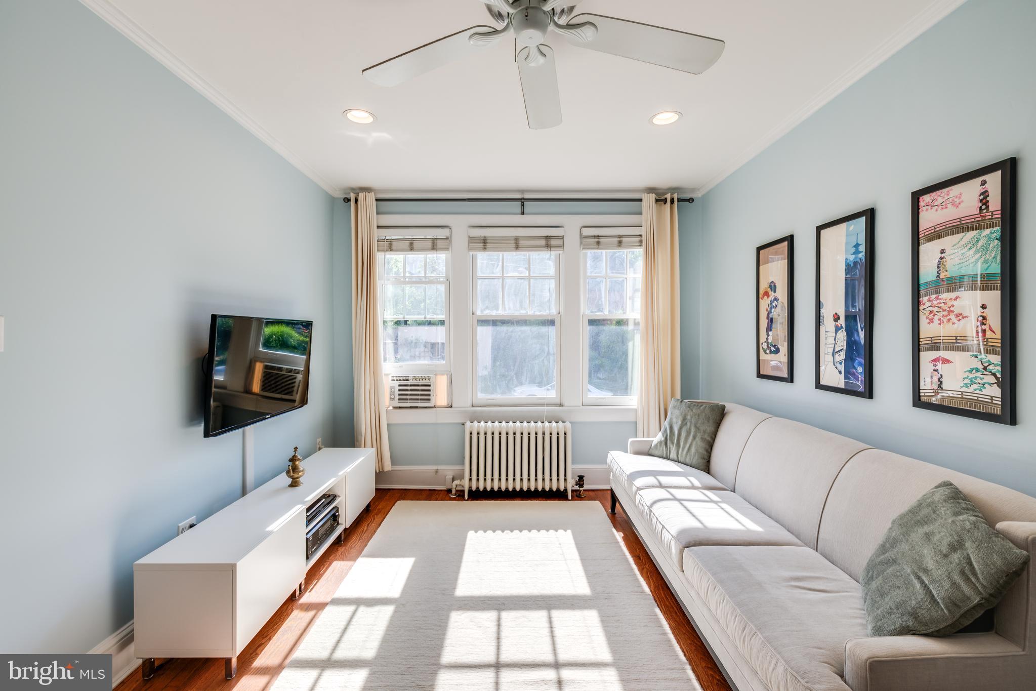 3409 29th Street Northwest, Unit 1 Washington, DC 20008 - Photo 6 of 23 Western exposure offer excellent natural light