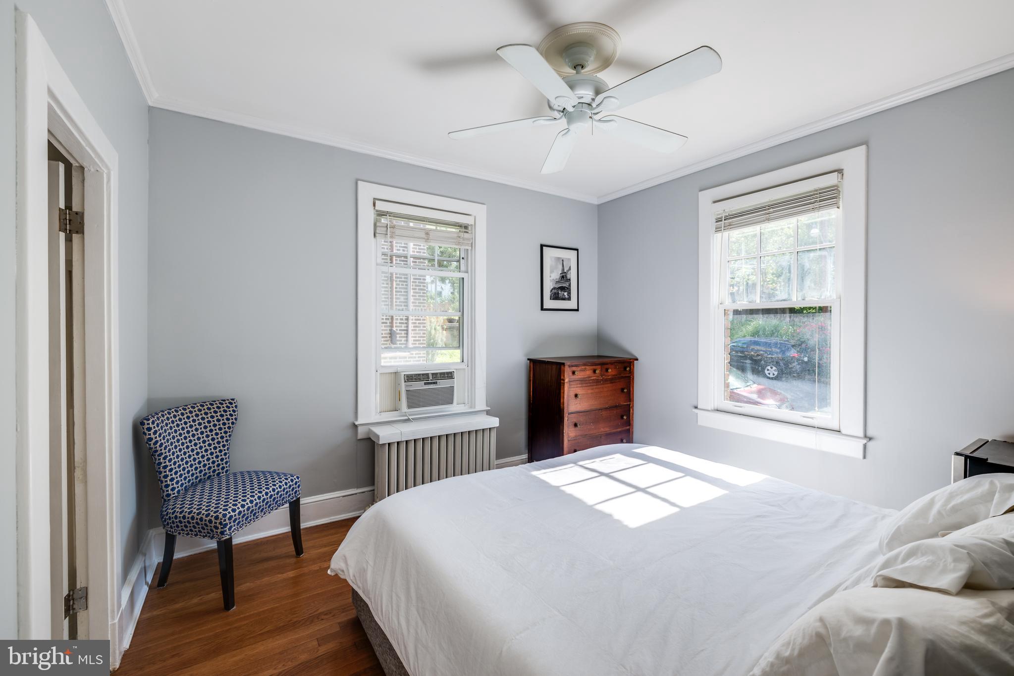 3409 29th Street Northwest, Unit 1 Washington, DC 20008 - Photo 10 of 23 Western and Southern exposure in the bedroom