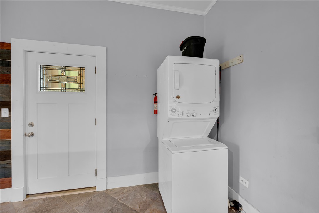 308 Verner Street Walhalla, SC 29691 - Photo 15 of 49 Functional tile flooring and solid wood trim highlight this convenient utility space.