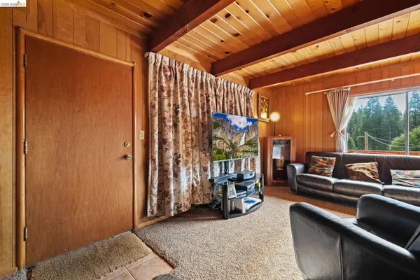 a view of outdoor space with seating area