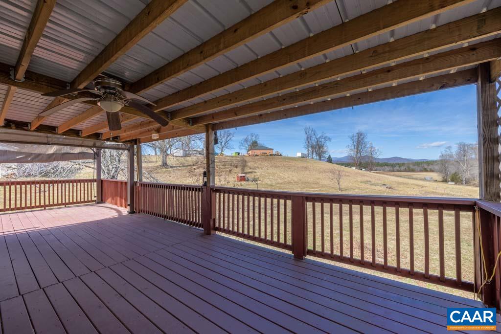 9 Old Durrette Road Stanardsville, VA 22973 - Photo 27 of 46 a view of porch with wooden floor