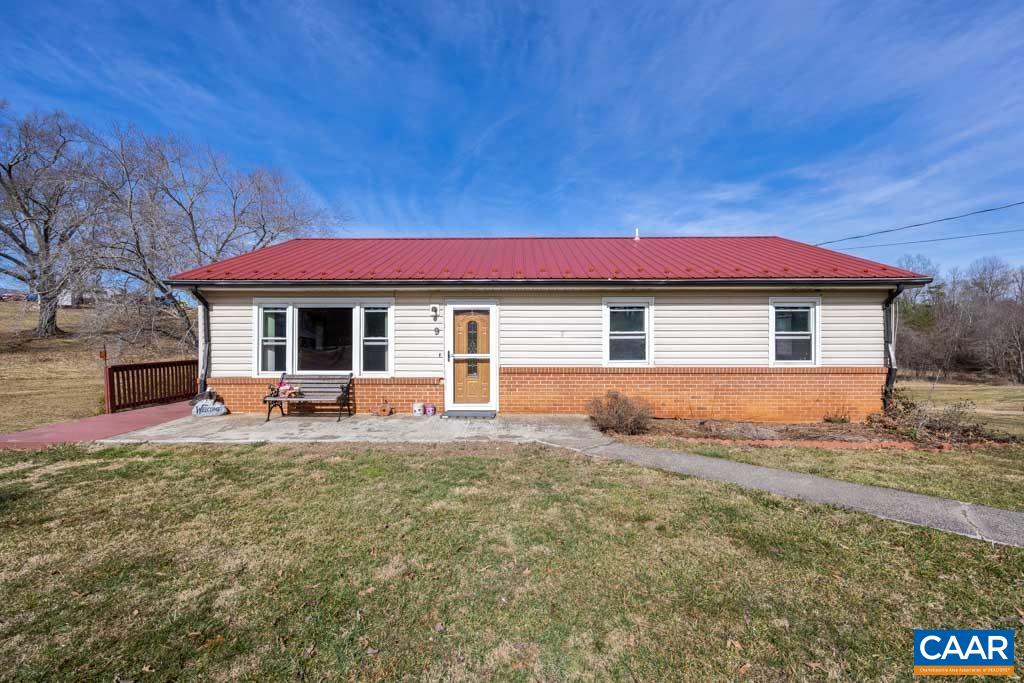 9 Old Durrette Road Stanardsville, VA 22973 - Photo 3 of 46 a view of a house with a patio