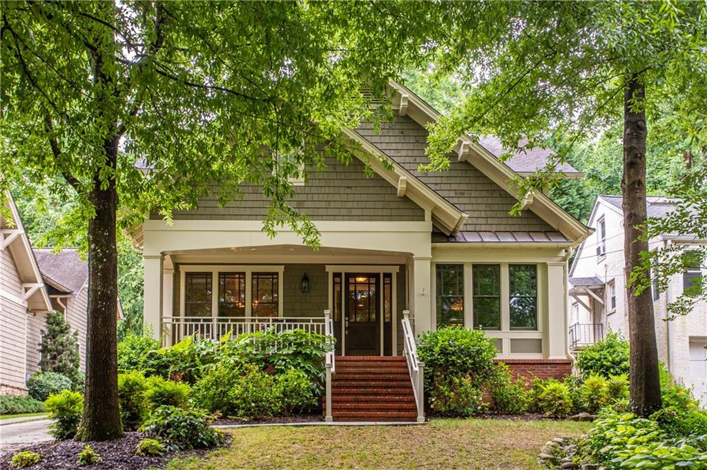 1739 Coventry Road Decatur, GA 30030 - Photo 1 of 1 a front view of a house with garden