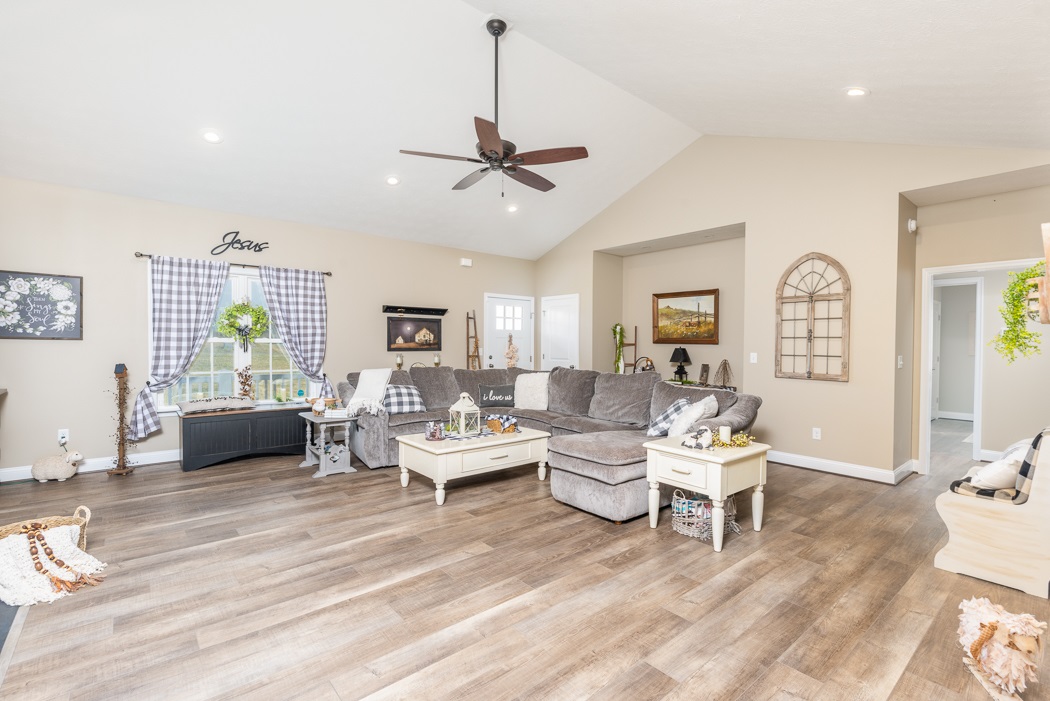 115 Ridgemore Drive Raphine, VA 24472 - Photo 6 of 42 a living room with furniture or couch and a wooden floor
