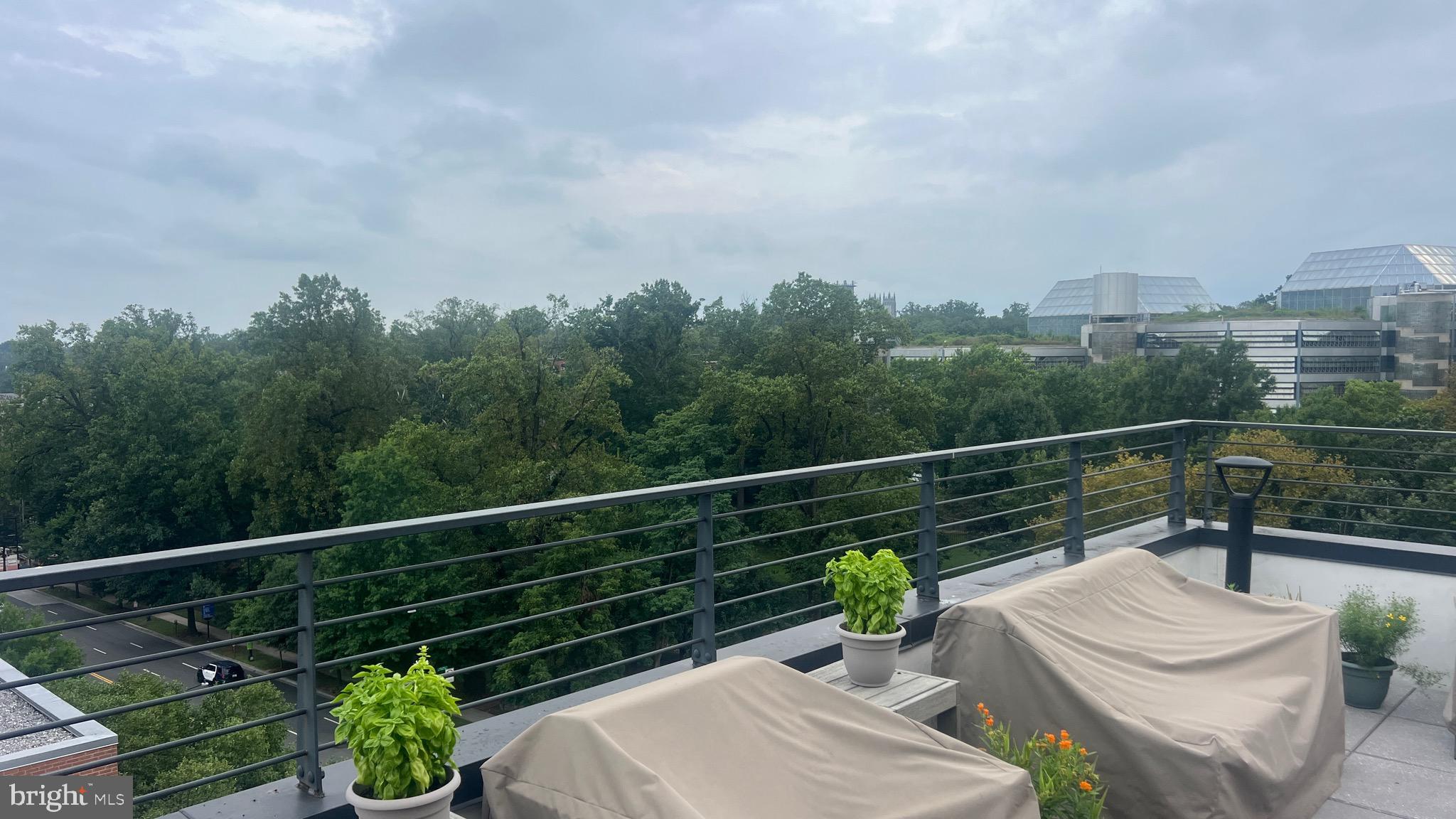 4111 Connecticut Avenue Northwest, Unit 502 Washington, DC 20008 - Photo 7 of 7 a view of a chairs and table on the terrace