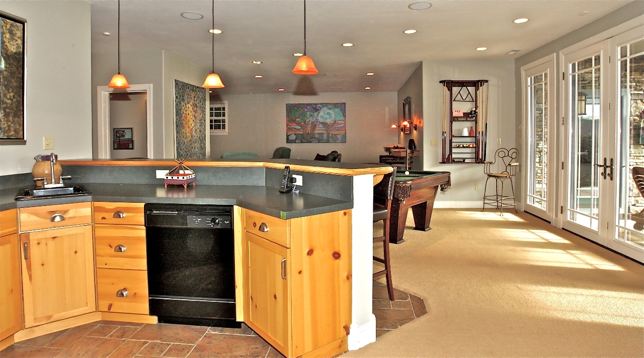 990 3 Quarter Point Road Wirtz, VA 24184 - Photo 50 of 68 Lower Level Bar