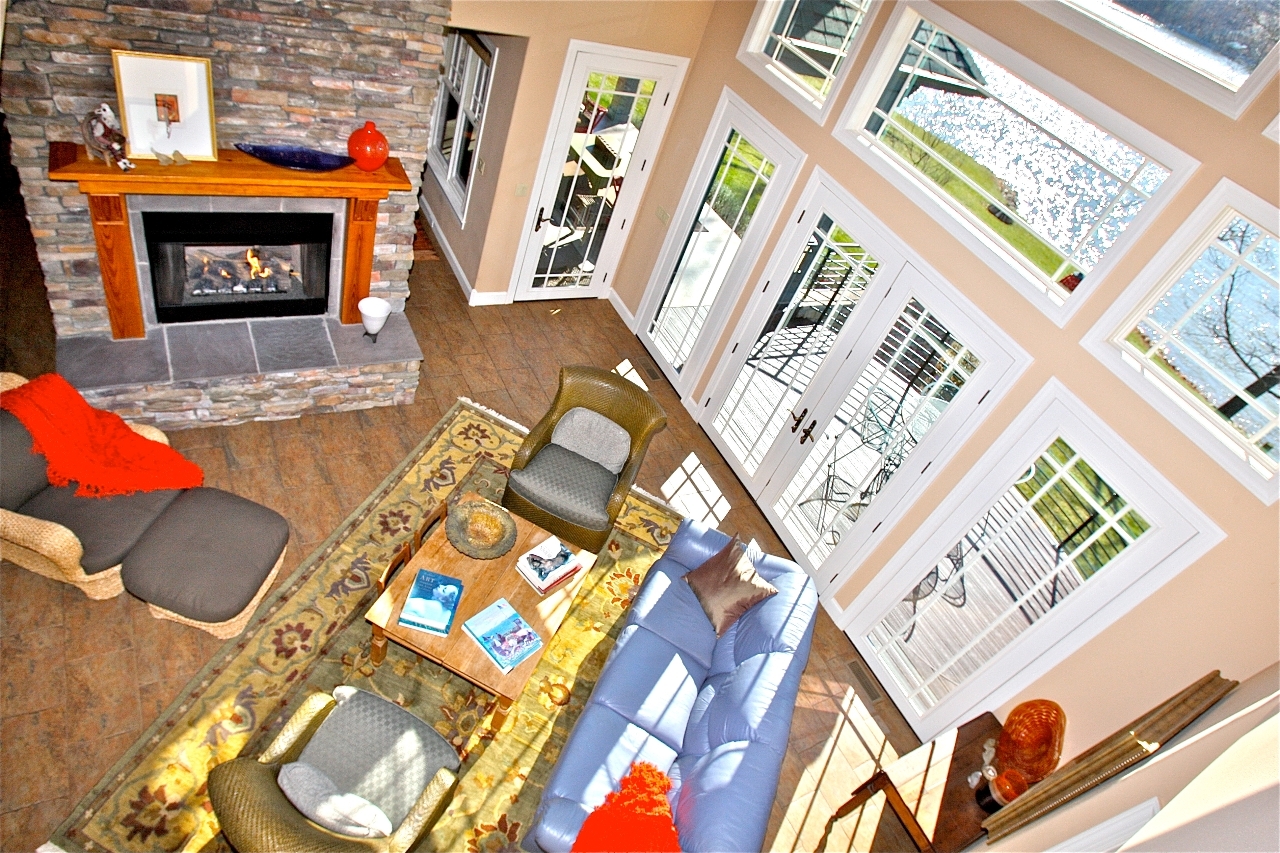 990 3 Quarter Point Road Wirtz, VA 24184 - Photo 8 of 68 Great Room View from Loft