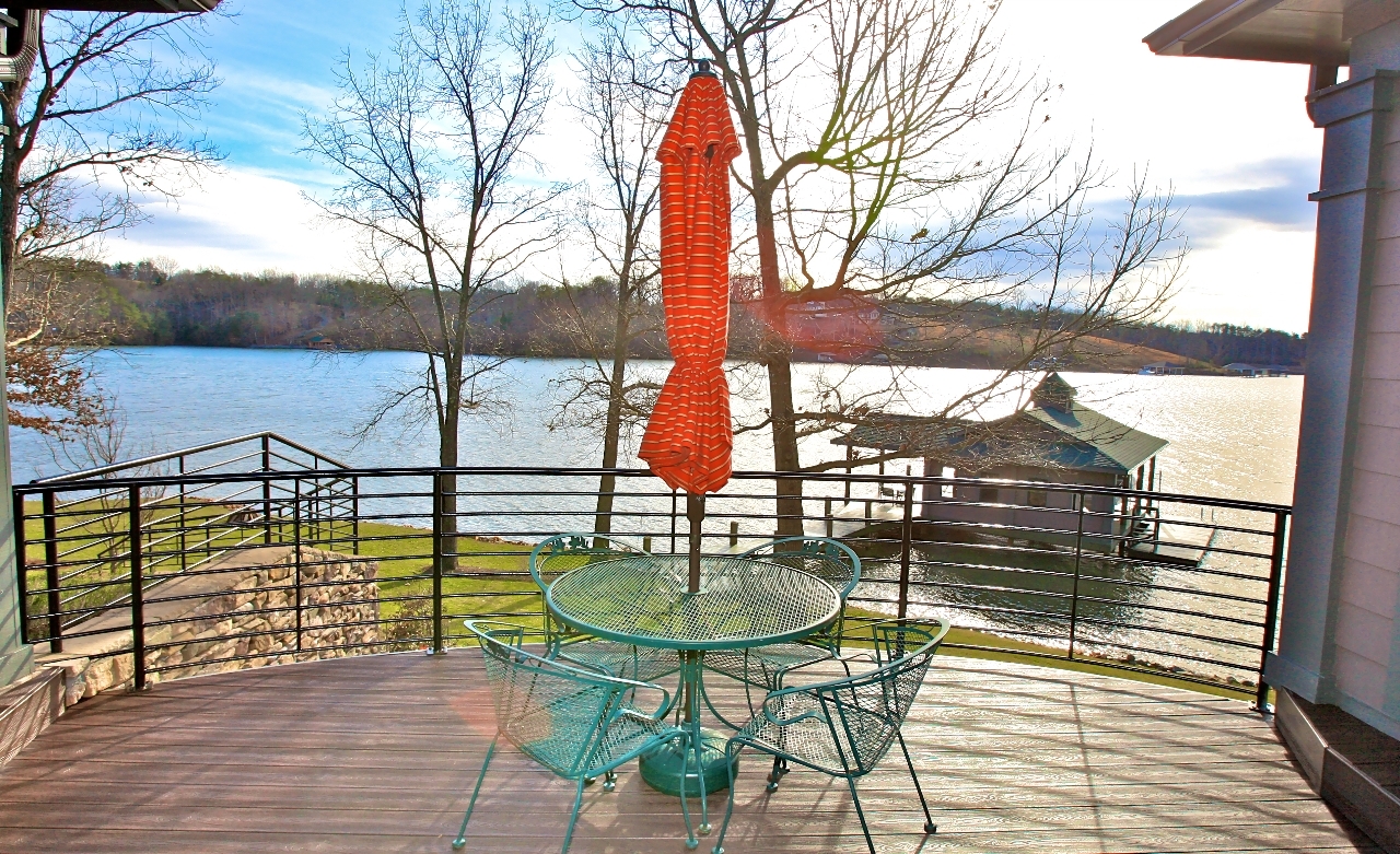 990 3 Quarter Point Road Wirtz, VA 24184 - Photo 10 of 68 Balcony with View of Lake