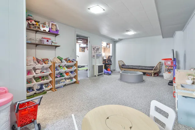 a children room with toys