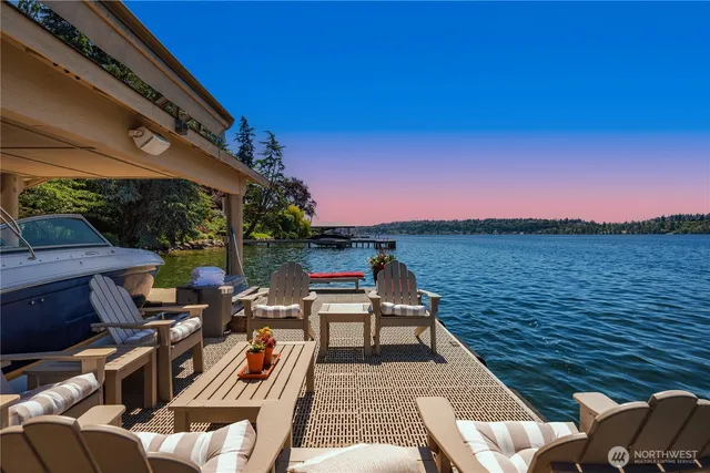an aerial view of a residential houses