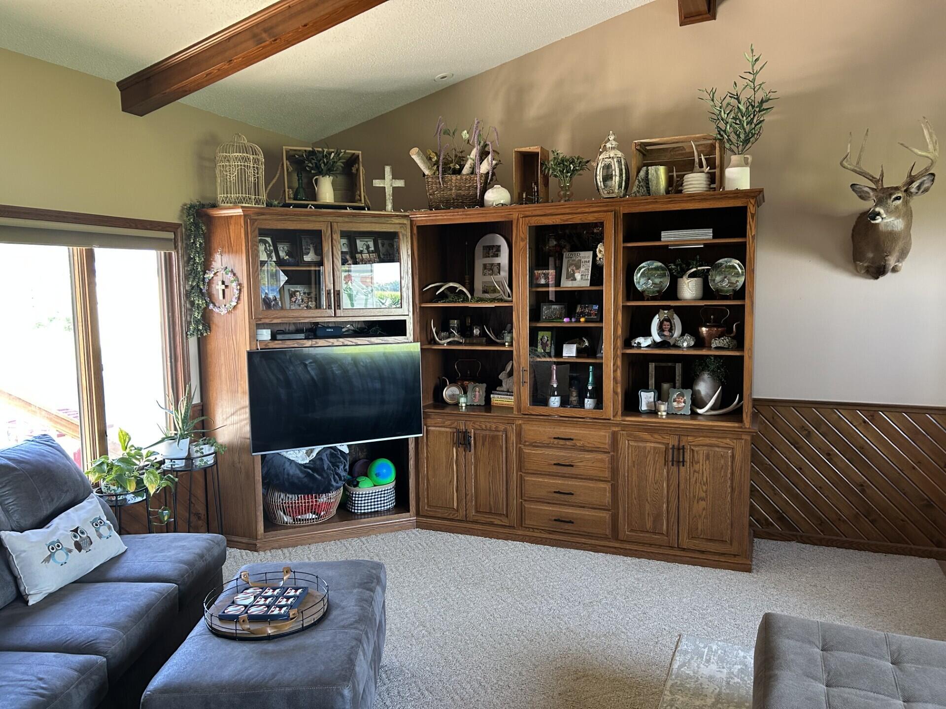 10239 Krugh Road Mendon, OH 45862 - Photo 52 of 52 Custom built entertainment center--stays