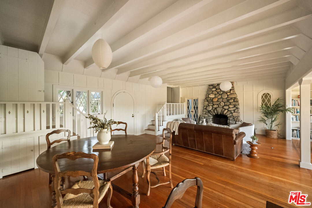 237 Mabery Road Santa Monica, CA 90402 - Photo 14 of 43 a view of a dining room with furniture and wooden floor