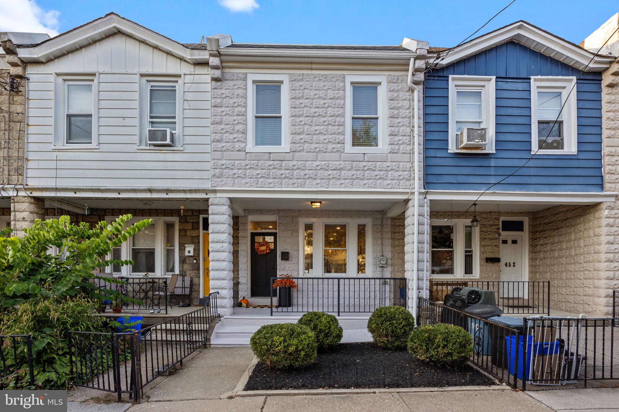 450 Ripka Street Philadelphia, PA 19128 - Photo 2 of 47 a front view of a house with garden