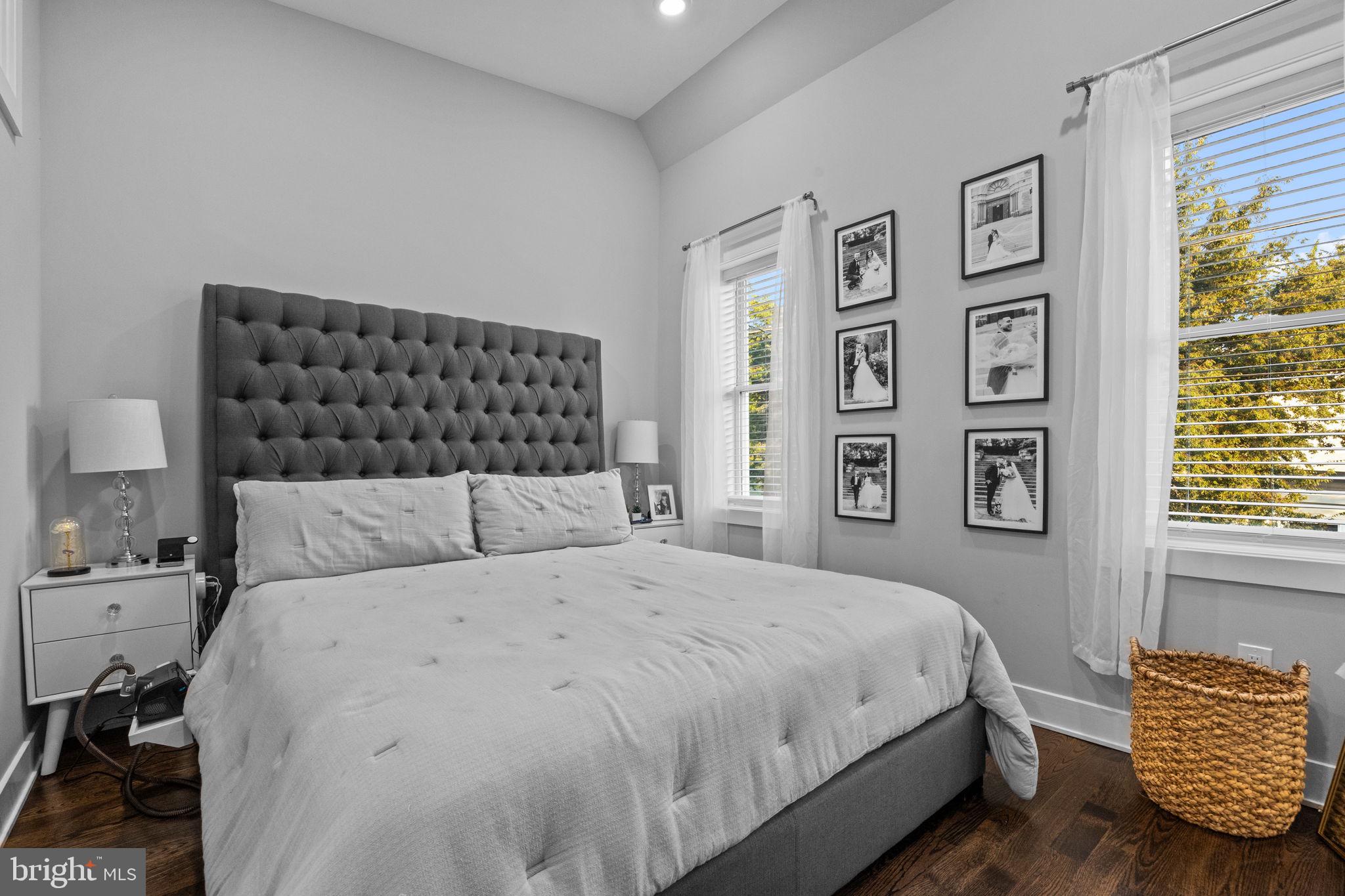 450 Ripka Street Philadelphia, PA 19128 - Photo 23 of 47 a bedroom with a bed and wooden floor