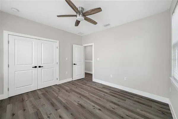 wooden floor in an empty room