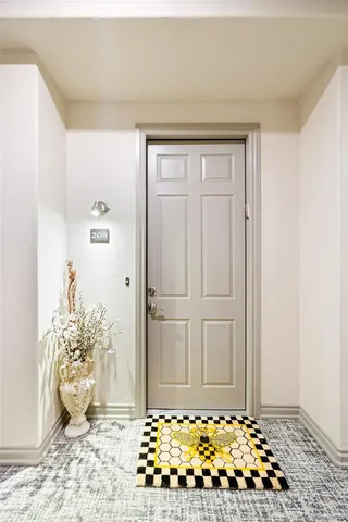 a view of wooden floor and cabinet