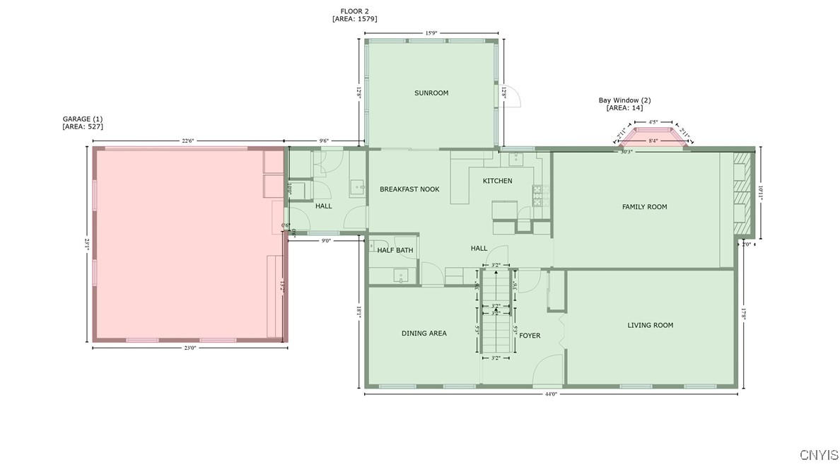 223 Windcrest Drive Camillus, NY 13031 - Photo 43 of 45 Main Level Floor Plan