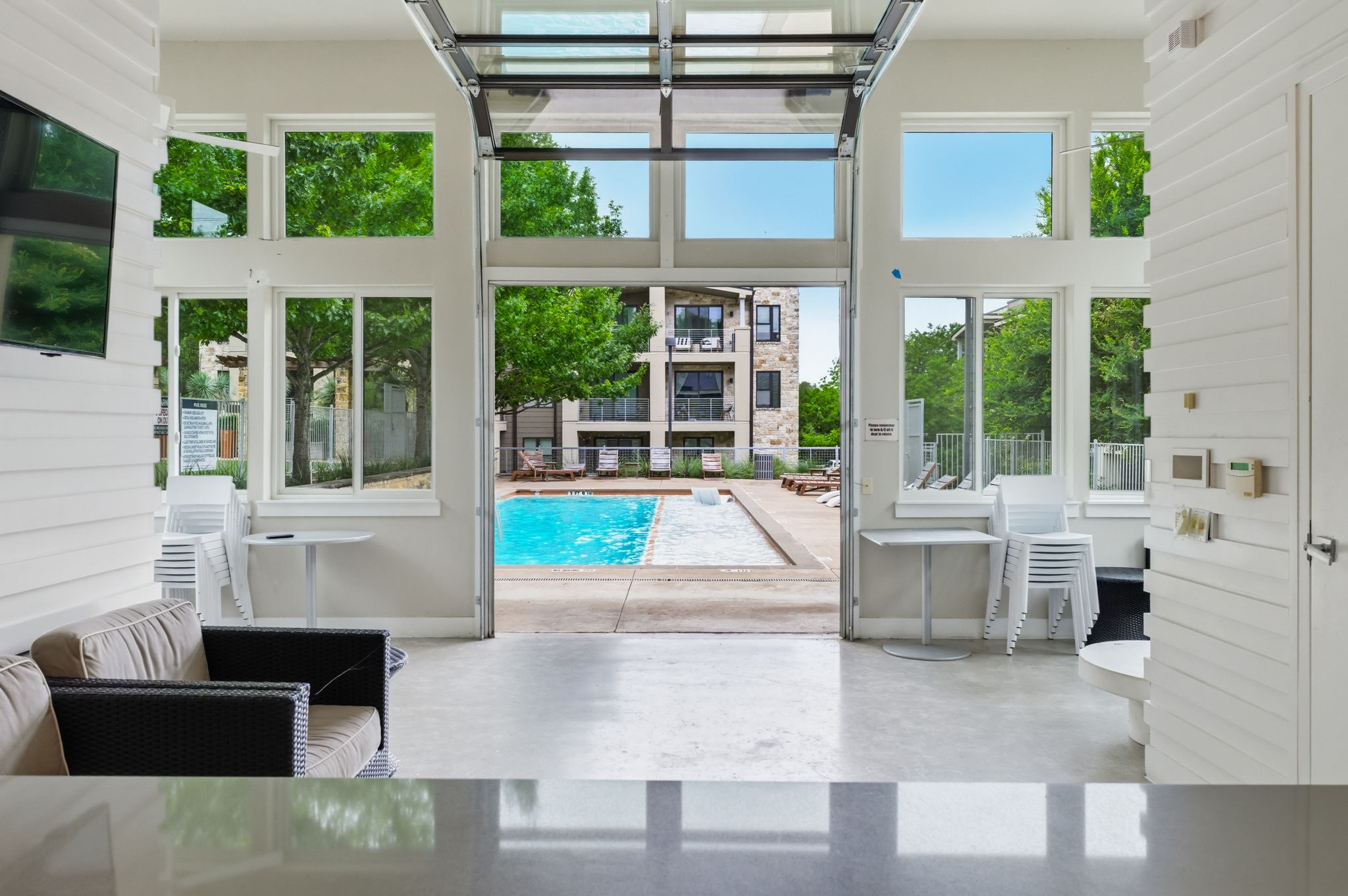 2712 South 5th Street, Unit B Austin, TX 78704 - Photo 30 of 34 Community pool and pool house