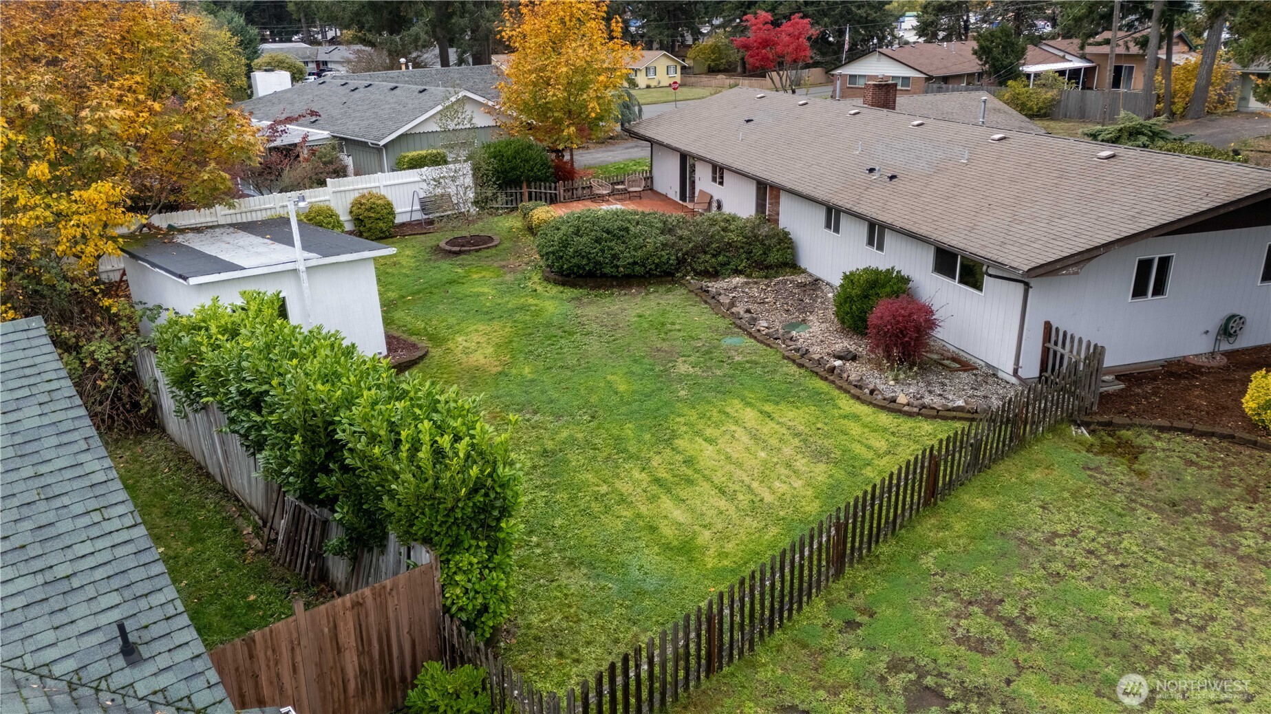 311 Ranger Drive Southeast Lacey, WA 98503 - Photo 33 of 35 an aerial view of a house