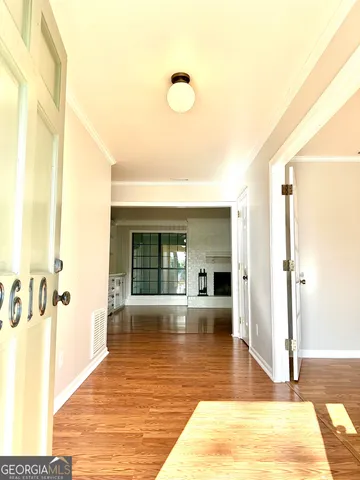 a view of a swimming pool and outdoor space