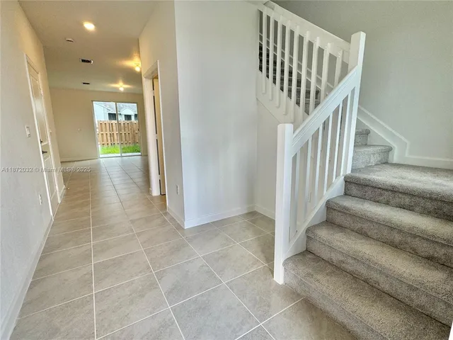 a view of an entryway door