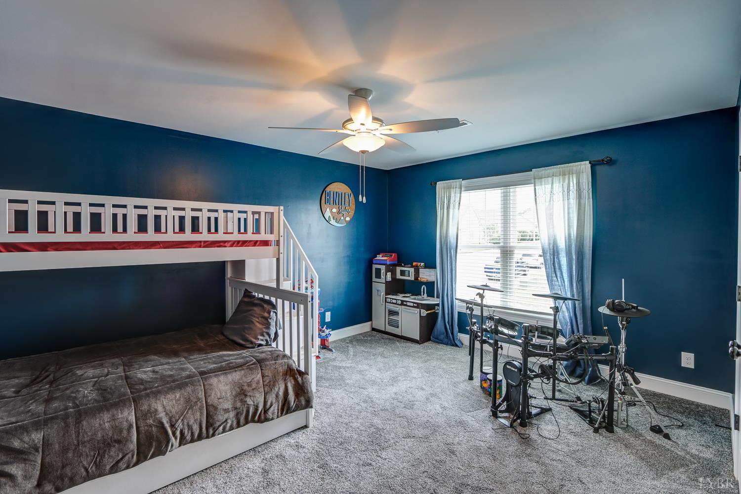 1013 Cobblestone Lane Forest, VA 24551 - Photo 25 of 49 a bedroom with furniture window and a ceiling fan