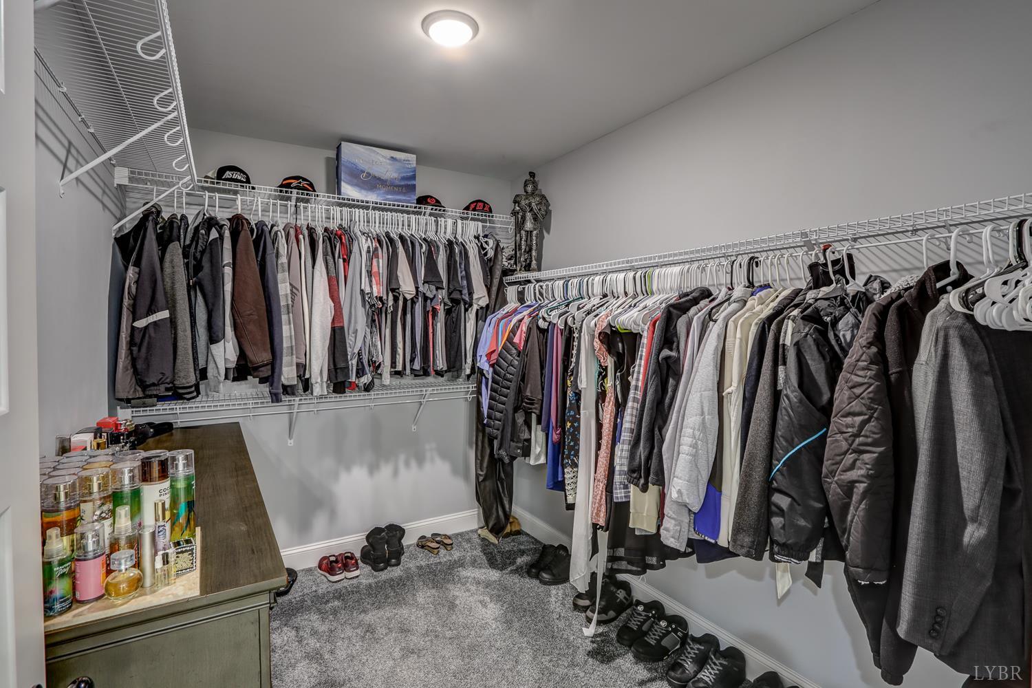 1013 Cobblestone Lane Forest, VA 24551 - Photo 37 of 49 a view of walk in closet with clothes