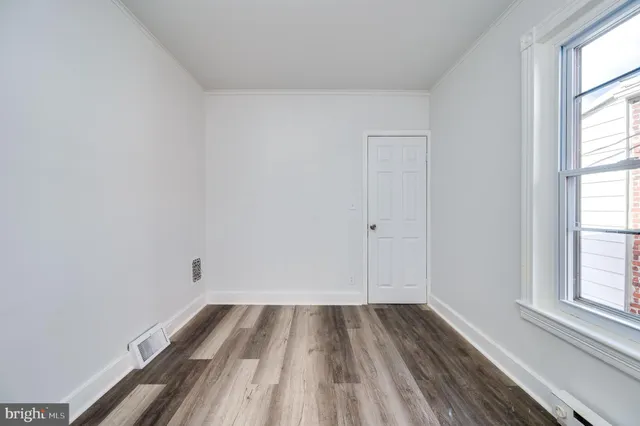 wooden floor in an empty room