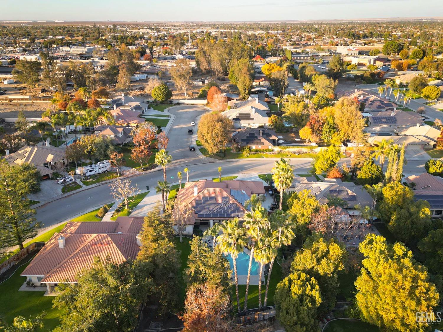 Undisclosed Address Bakersfield, CA 93312 - Photo 32 of 39 an aerial view of residential houses with outdoor space