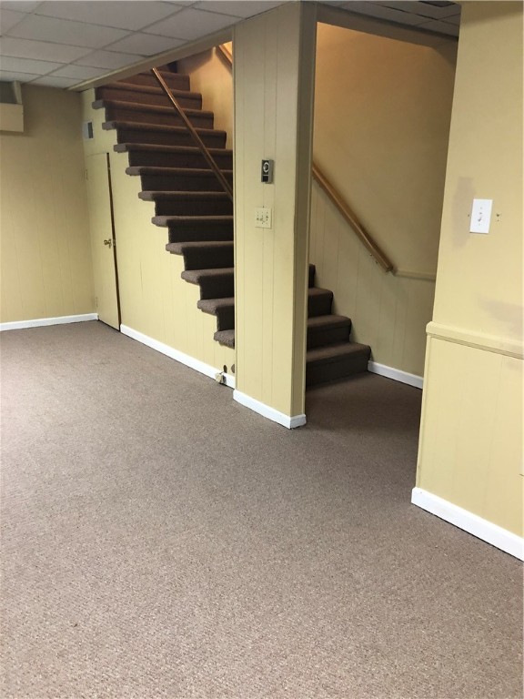 127 Canterbury Road Pendleton, SC 29670 - Photo 40 of 46 Stairs to Basement Recreation Room