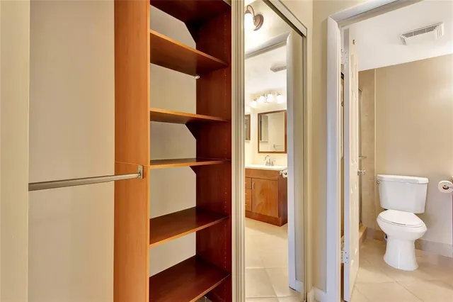 a view of bathroom with a toilet