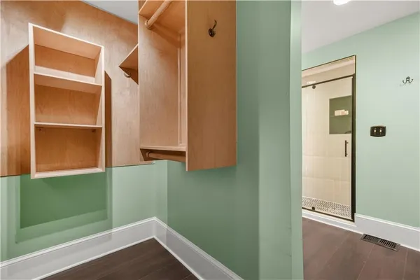 a view of front door