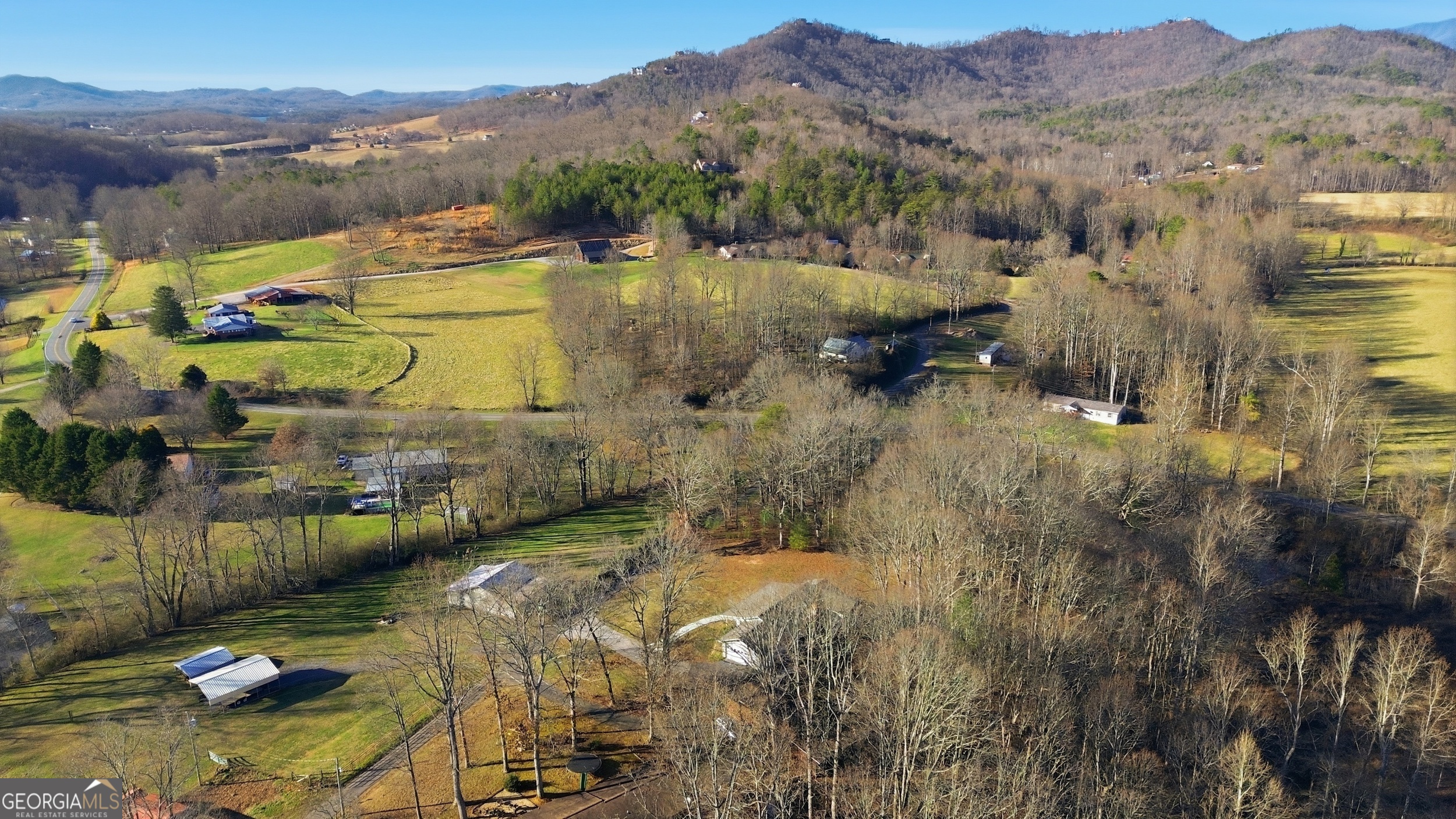 1664 Bell Gap Road Hiawassee, GA 30546 - Photo 39 of 42 a view of a lake with mountains in the background