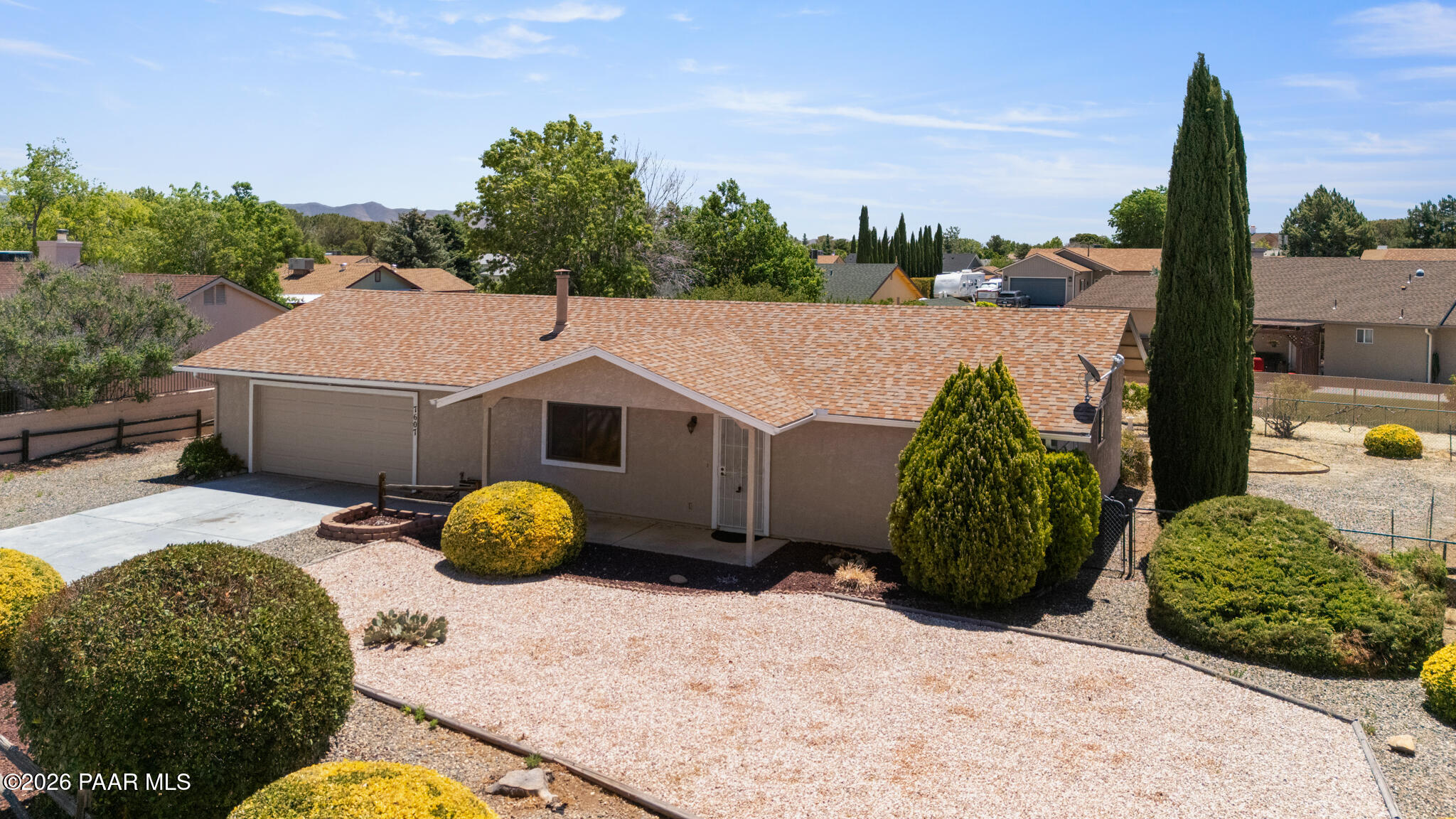 7607 East Cocopah Drive Prescott Valley, AZ 86314 - Photo 19 of 19 Aerial - 7607 E Cocopah Dr
