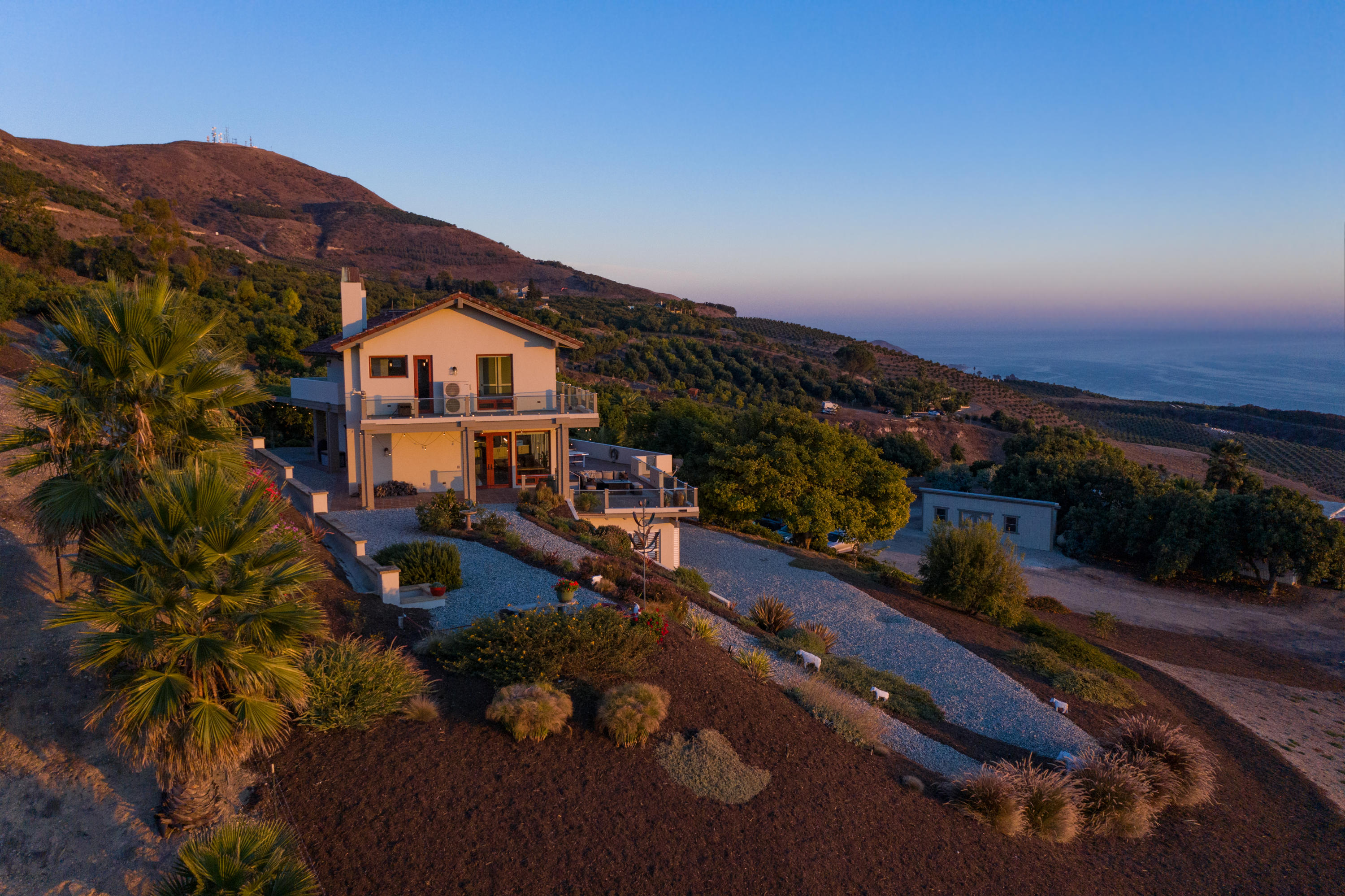 8517 Ocean View Road Ventura, CA 93001 - Photo 30 of 37 an aerial view of a house with a garden