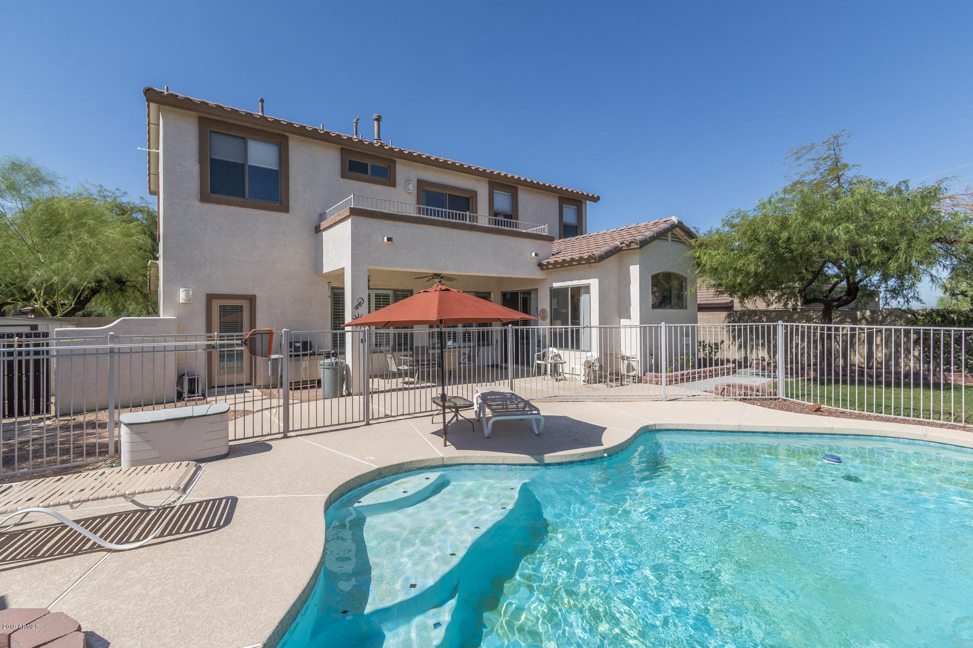 17530 West Rock Ledge Road Goodyear, AZ 85338 - Photo 31 of 54 31) BACK OF HOME