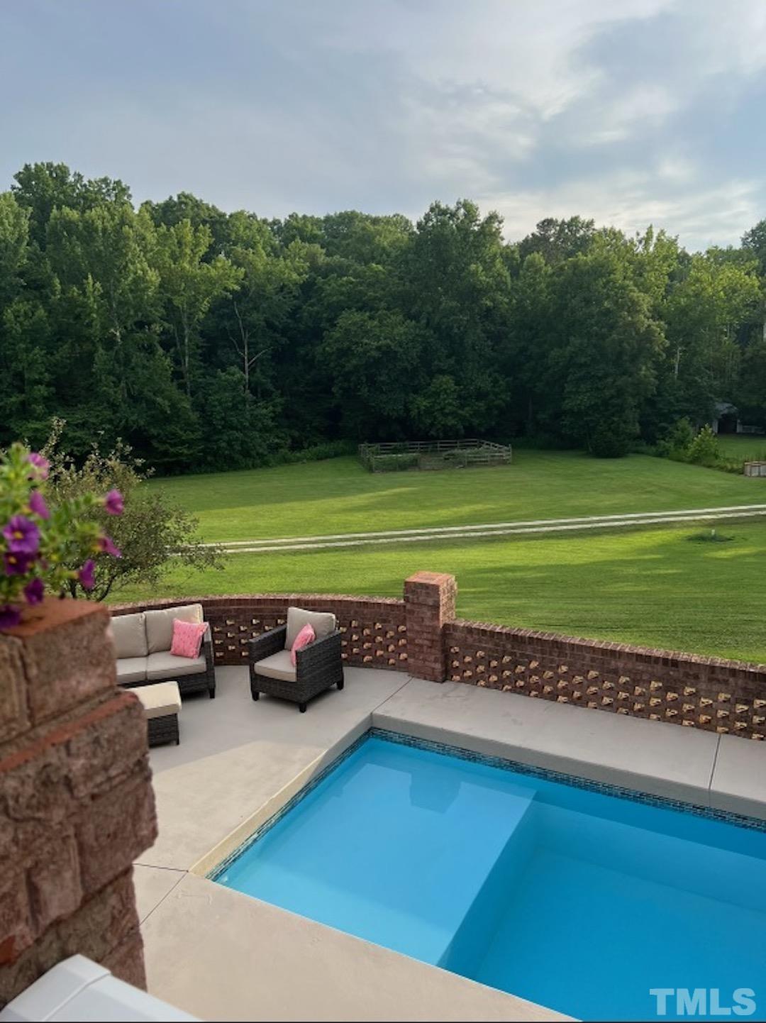 213 Serendipity Drive Haw River, NC 27258 - Photo 2 of 33 a view of a chairs and table on the terrace