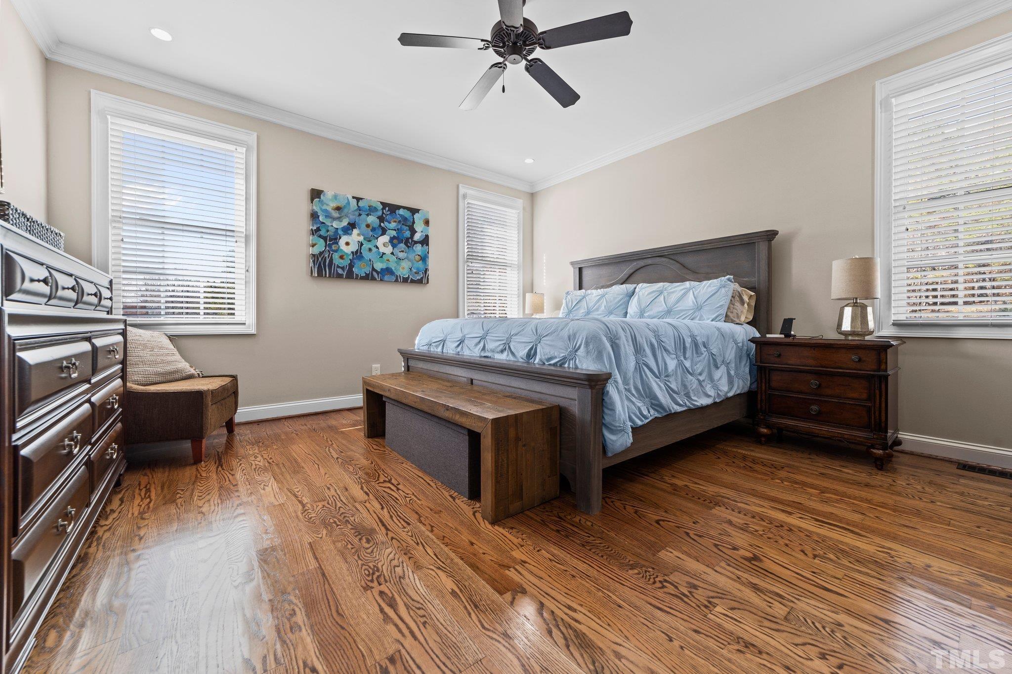 213 Serendipity Drive Haw River, NC 27258 - Photo 24 of 33 a living room with a bed furniture and a flat screen tv