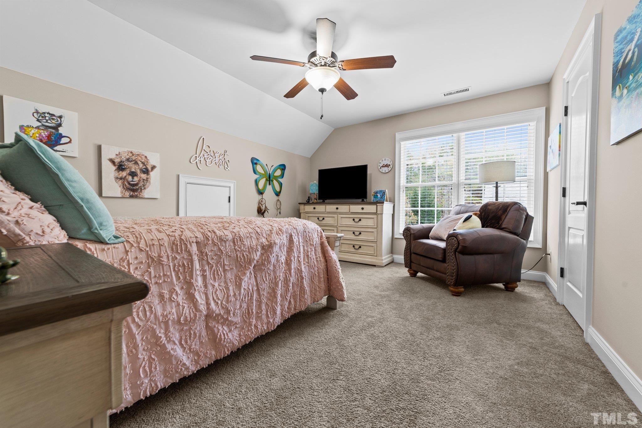 213 Serendipity Drive Haw River, NC 27258 - Photo 28 of 33 a bedroom with a bed and couch