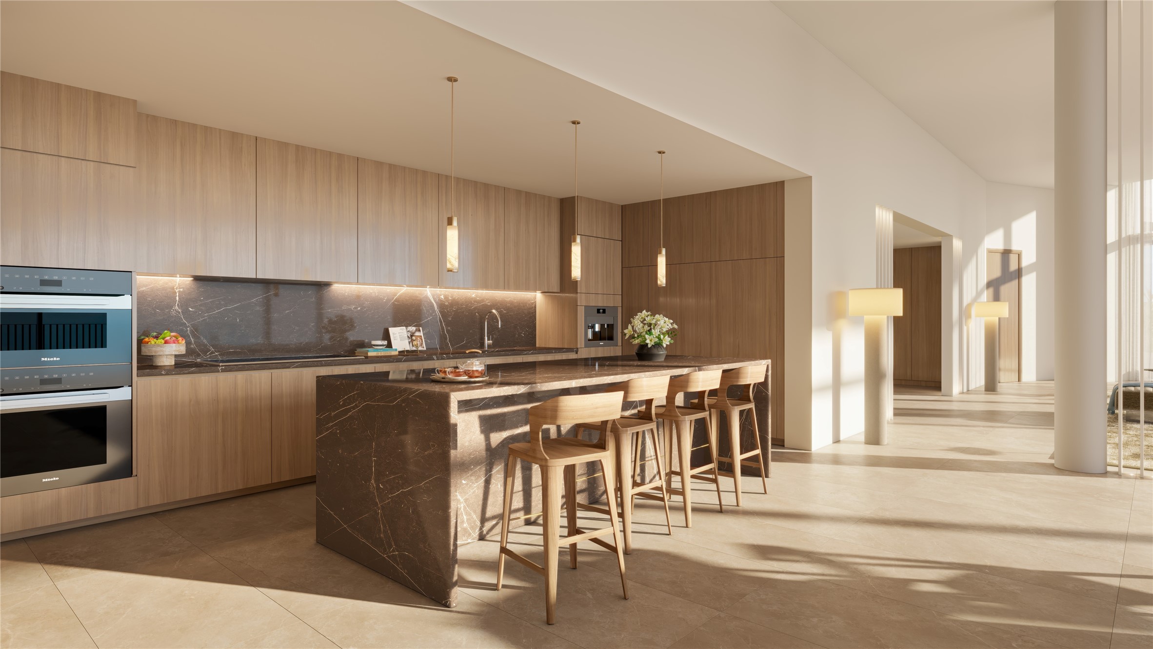 469 Beach Bay Road, Unit 701 undefined, undefined ky1-1 - Photo 6 of 16 a kitchen with stainless steel appliances granite countertop a stove top oven a sink a dining table and chairs