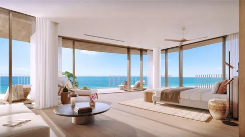 a spacious bathroom with a tub and shower