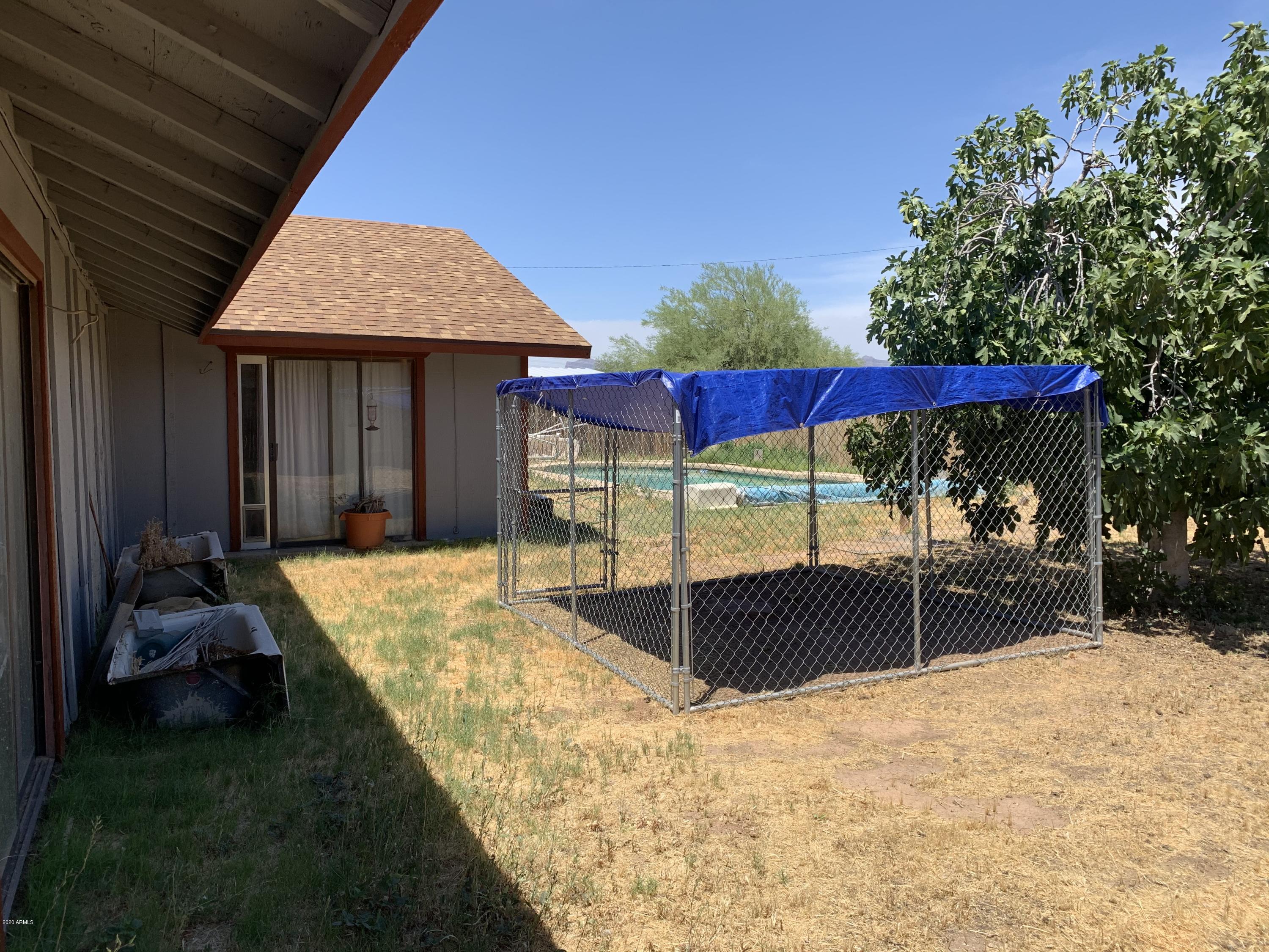 43651 North Jackrabbit Road San Tan Valley, AZ 85140 - Photo 17 of 42 Back of House inside fenced area