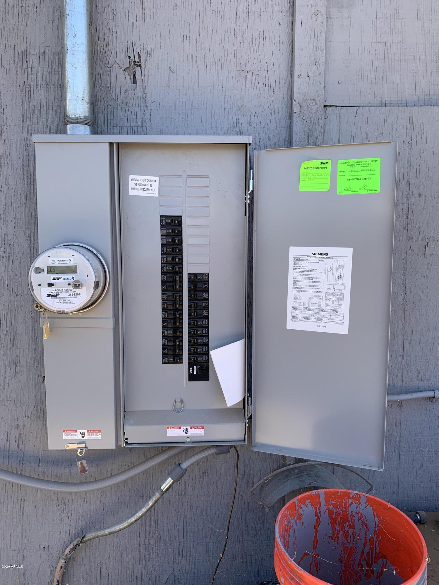 43651 North Jackrabbit Road San Tan Valley, AZ 85140 - Photo 23 of 42 Electrical Panel less than 1 year old