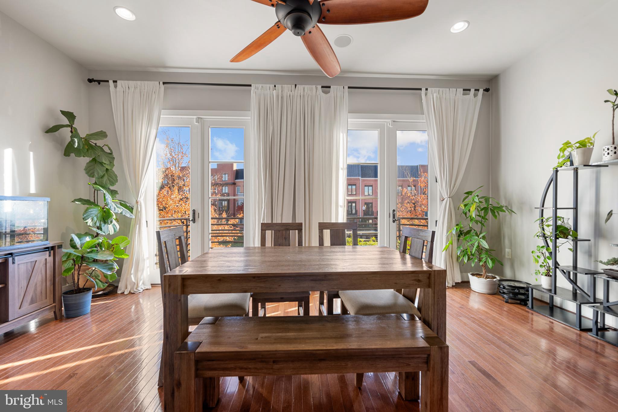 710 East Howell Avenue Alexandria, VA 22301 - Photo 9 of 43 a view of a dining room with furniture and wooden floor